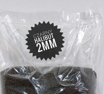 Pellet czarny halibut 2 mm 2kg