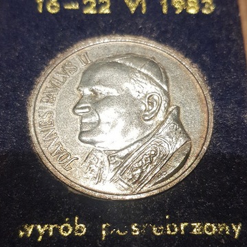 Medal Joannes Paulus II Jan Paweł 2 16-22 VI 1983