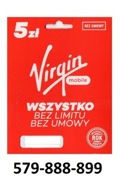 579 888 899 VIRGIN ŁATWY ZŁOTY NUMER STARTER FV 