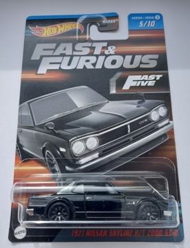 Hot wheels Fast@furious 1971 Nissan Skyline 