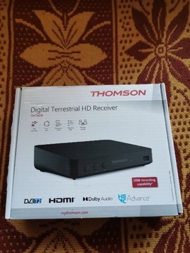 Thomson THT808 dekoder tuner DVB-T2 H.265 HEVC
