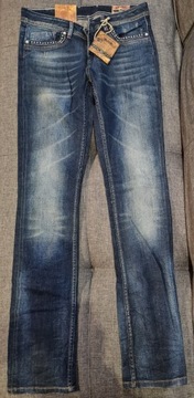 Damskie spodnie jeansowe firmy KAPORAL, r. 30
