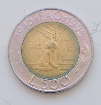 San Marino - 500 lira - 1995r. 