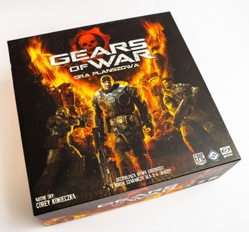 Gears of War Gra planszowa. PL, bdb stan.