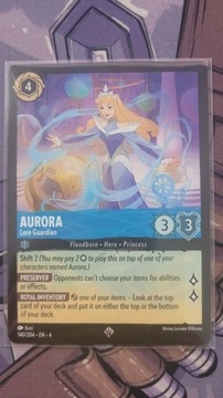 Disney Lorcana 4URS #140 Aurora - Lore Guardian
