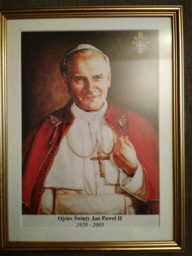 Piękny Obraz Ojciec Święty Jan Paweł II