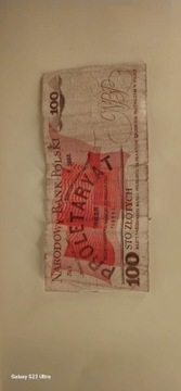 Banknot 100 złoty z 1986