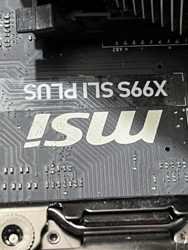 Płyta główna MSI x99s SLIPLUS procesor i7