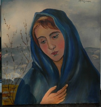 Maria obraz olejny .