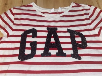 Koszulka GAP z dwukolorowymi cekinami