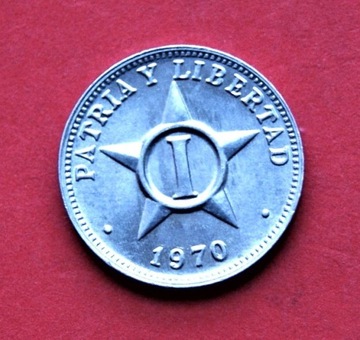 1  Centavo  1970 r  -   Kuba   stan !!