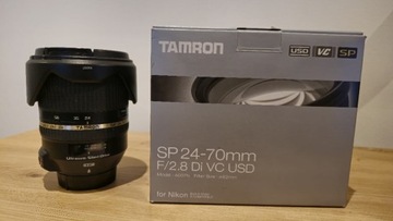 Obiektyw TAMRON SP 24-70mm f/2.8 DI VC  USD