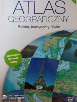 Atlas Geograficzny. Polska, kontynenty, świat.