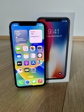 iPhone X 256GB Space Gray! Stan Idealny, bat. 100%