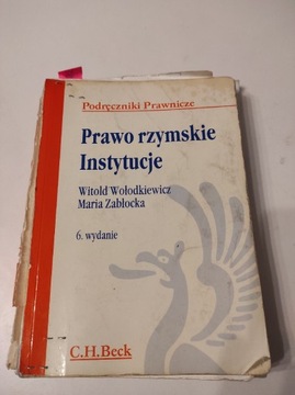 Prawo rzymskie instytucje, 