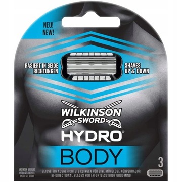 Wkłady do maszynek Wilkinson Hydro Body 3 wkłady