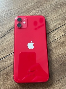 iPhone 11, kolor czerwony 128G, bateria 84%