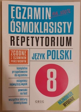 Egzamin ósmoklasisty - język polski Repetytorium 