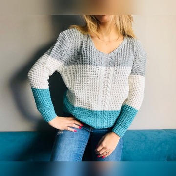 NOWY damski sweter uniwersalny super jakość i cena