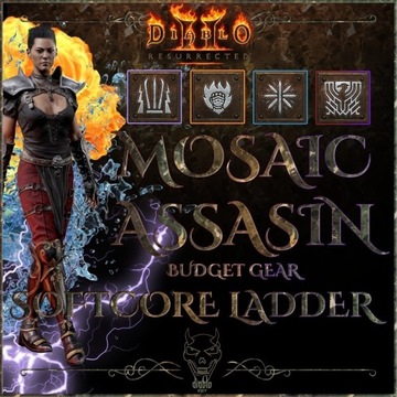 Diablo 2 Resurrected Mosaic Mozaika Asa Zestaw D2R