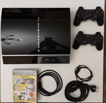 Zestaw PlayStation 3 80GB, 2pady, gra, 