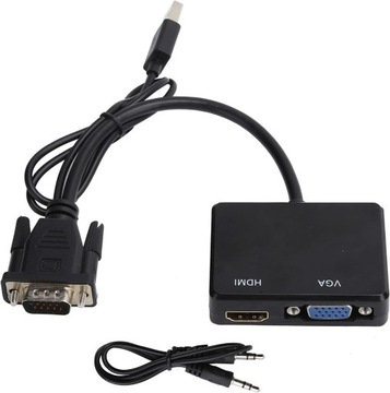 Kabel VGA na HDMI, Przejściówka VGA na VGA HDM