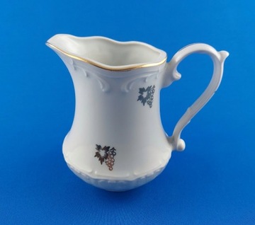 Zestaw Włocławek (porcelana,spodek, mlecznik, PRL)