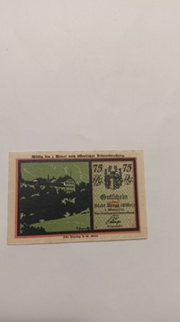 75 Pfennig 1921 rok   Niemcy 