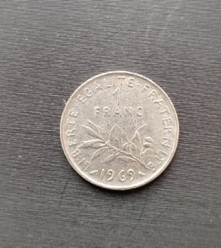 1 frank 1969 Francja 