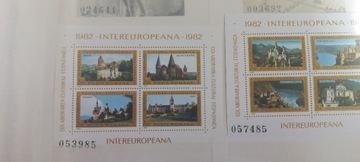 2 bloki - znaczki pocztowe - architektura
