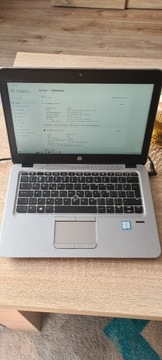 Laptop HP Elitebook 820 G4 16gb i5 ssd 12.5" etui