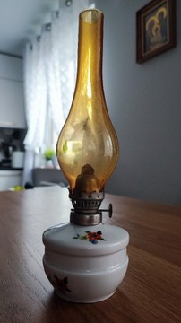 Lampa naftowa Chodzież porcelana ceramika