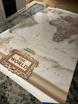 Mapa świata Mural map Nathional Geographic
