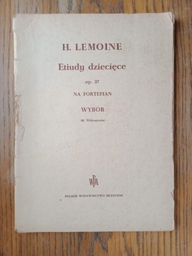 Lemoine etiudy dziecięce na fortepian nuty op 37