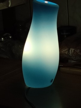 IKEA MYLONIT szklana lampa z lat 90-ych  hand made