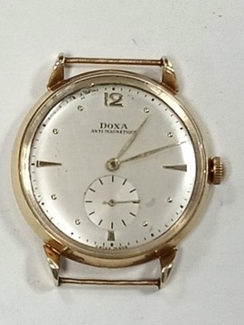 Złoty zegarek Doxa