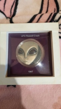 Srebrna moneta UFO próba 999