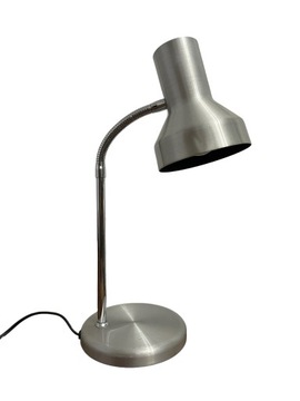 Aluminiowa lampka biurkowa vintage retro prl loft