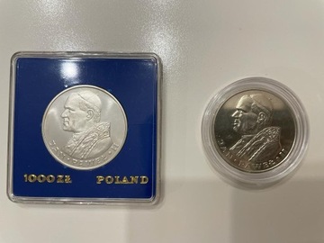 Moneta  1000 zł JP II 1982 r. 