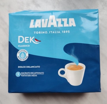 Lavazza Dek 250g kawa mielona bezkofeinowa IT