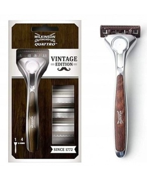 Maszynka Wilkinson Sword Quattro Vintage 4 ostrza