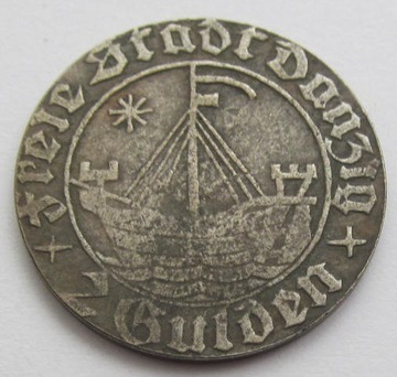 2 guldeny 1932 r. Wolne Miasto Gdańsk - kopia