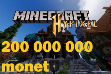 HYPIXEL MINECRAFT 200KK 200 MLN COINS MONET SKYBL