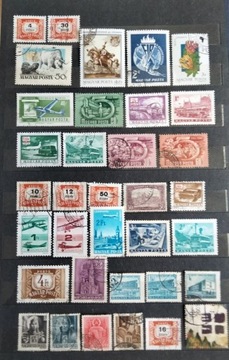 Węgry znaczki pocztowe kasowane z14
