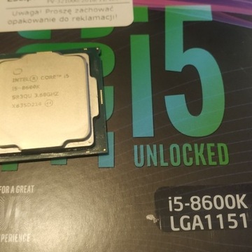 Procesor I5-8600k 