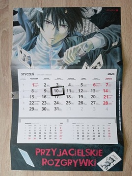 Manga Przyjacielskie rozgrywki - kalendarz 2024