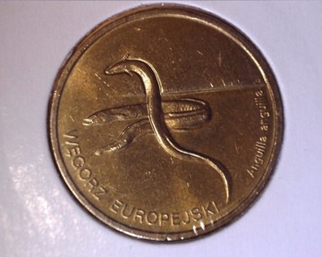 2 zł GN 2003 r - Węgorz europejski