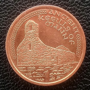 A41 Isle of Man Wyspa Man 1 penny 2000 Elżbieta II