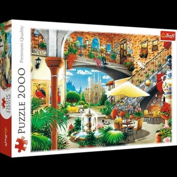 TREFL PUZZLE 2000EL. WIDOK NA BARCELONĘ 27105