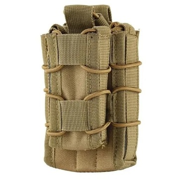 Ładownica MOLLE 2 magi 1karabin 1pistolet KHAKI